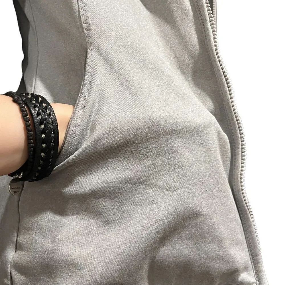Layer 8 Gray Track Jacket Women’s Small - Picture 4 of 8